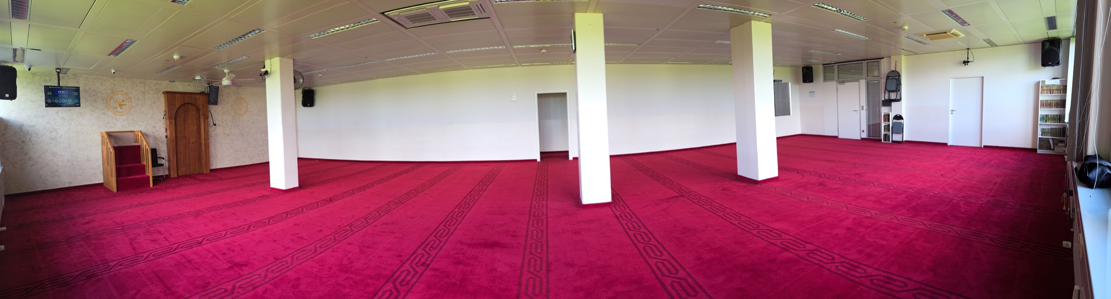 Gebetsraum der Moschee der Zukunft